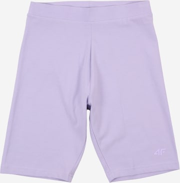 4F JuniorSportske hlače - ljubičasta boja: prednji dio