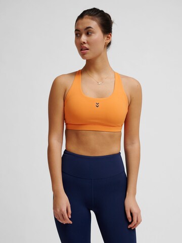 Hummel Bralette Sports bra in Orange: front