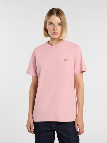 DICKIES Shirts 'Mapleton' i pink: forside