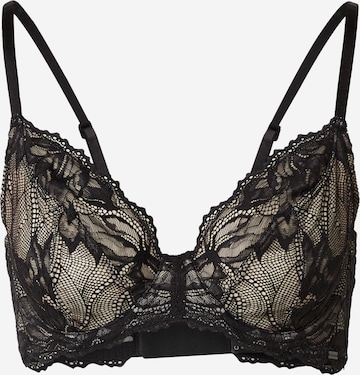 Invisible Soutien-gorge Calvin Klein Underwear en noir : devant