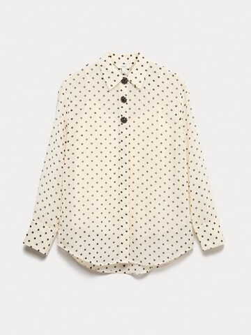 Chemisier Marks & Spencer en beige : devant