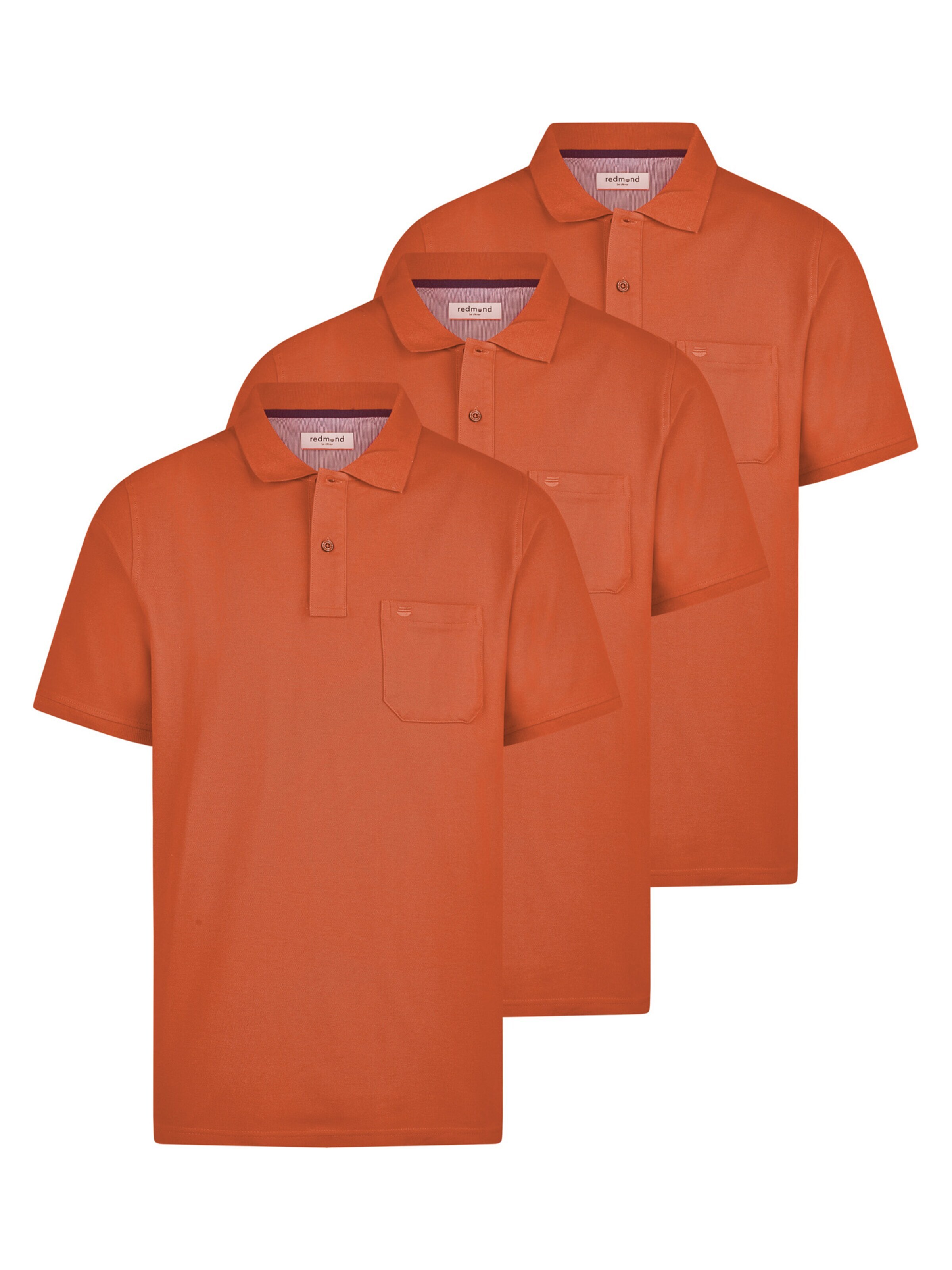 redmond Shirt 'Basic' in Orange: front