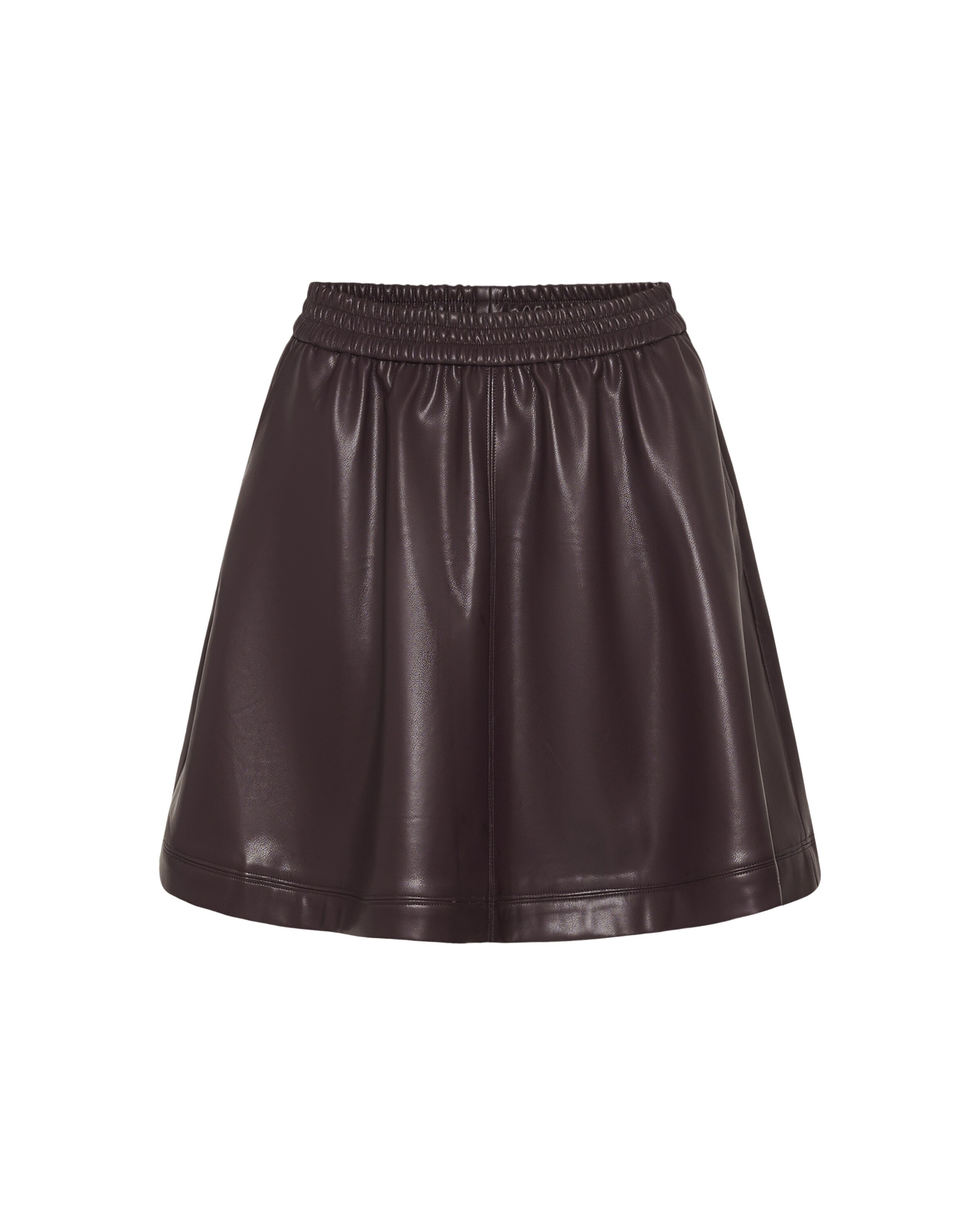 Kaffe - Falda 'Arense' en marrón: frente