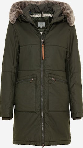 CAMEL ACTIVE Winter Coat in Green: front