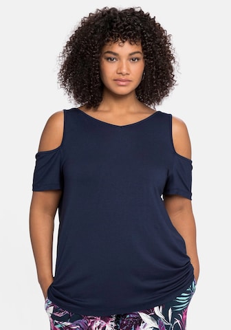 SHEEGO Shirt in Blauw: voorkant