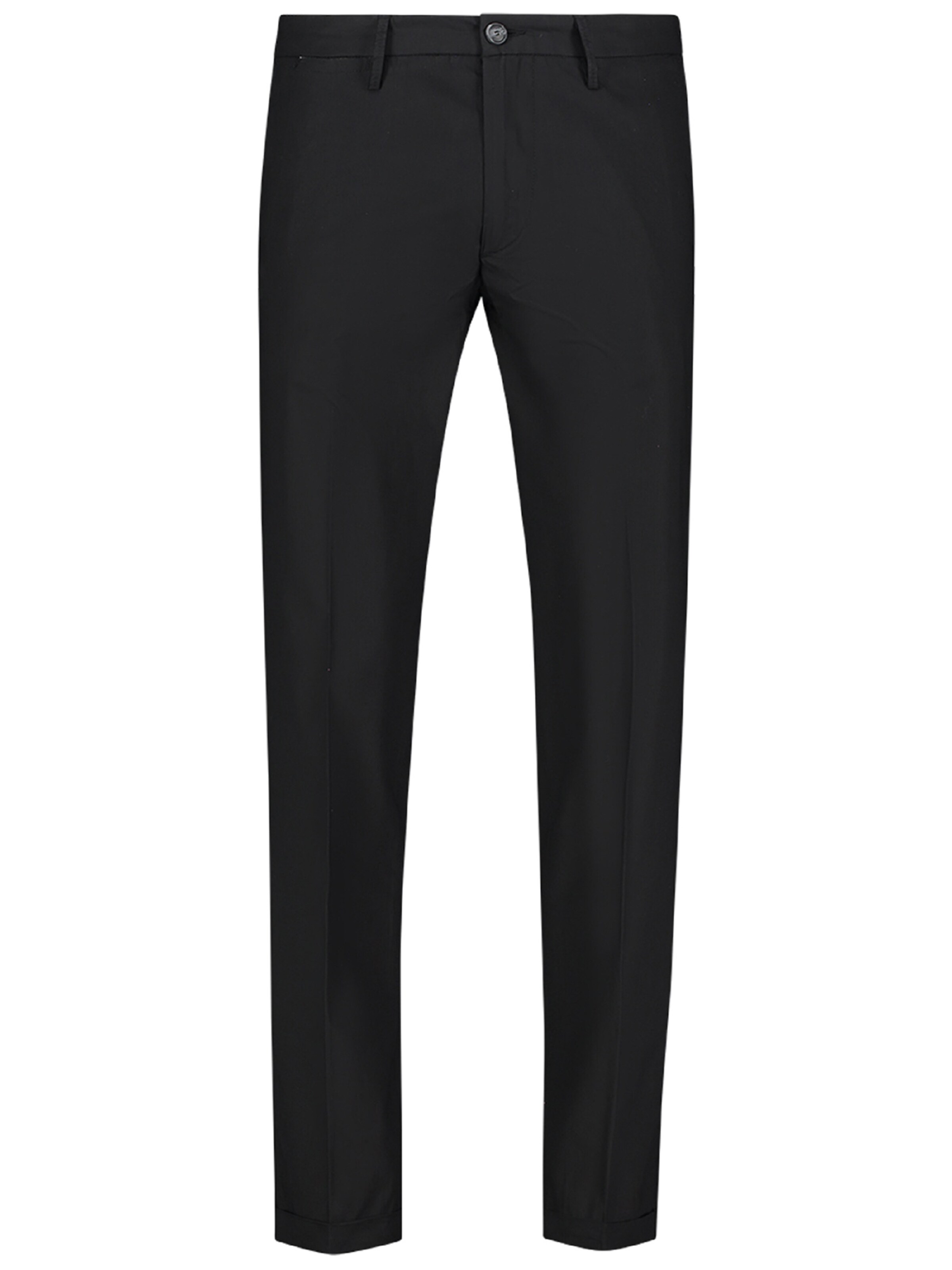 Re_HasH Regular Chino in Zwart: voorkant