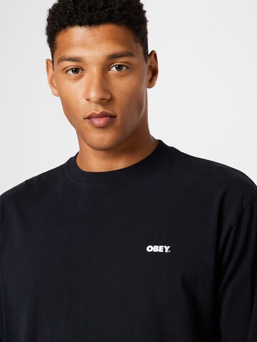 Obey Shirt in Zwart