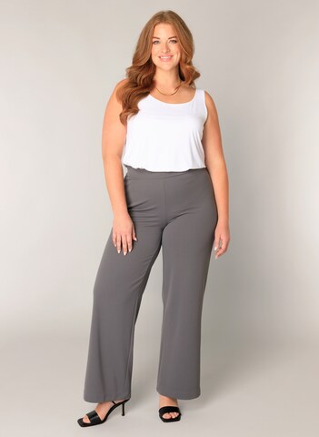 BASE LEVEL CURVY Loose fit Pants in Grey