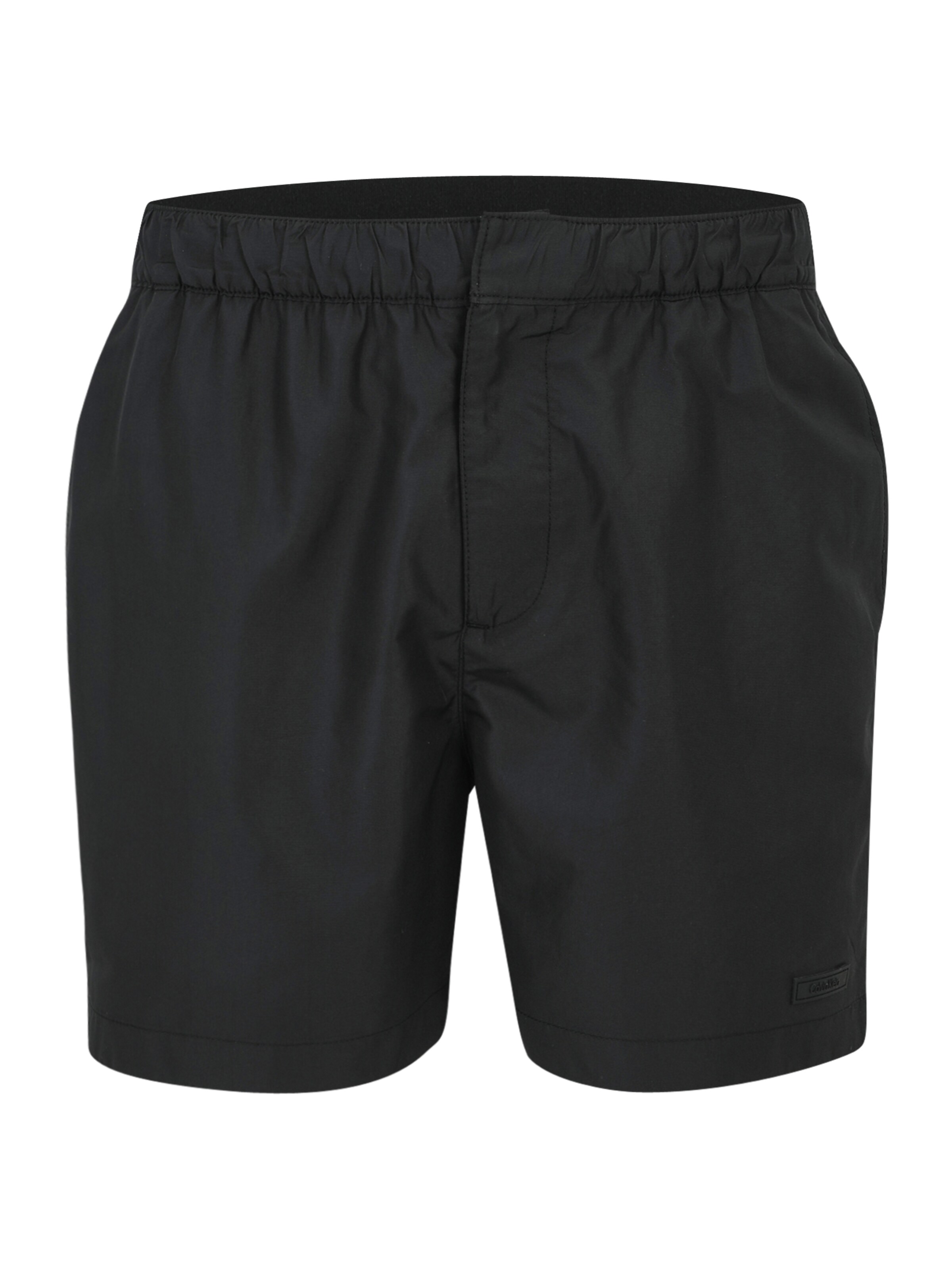 Calvin Klein Swimwear - Bermudas en negro: frente
