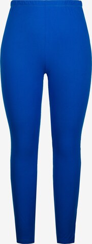 Ulla Popken Leggings in Blauw: voorkant