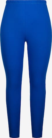 Ulla Popken - Leggings en azul: frente