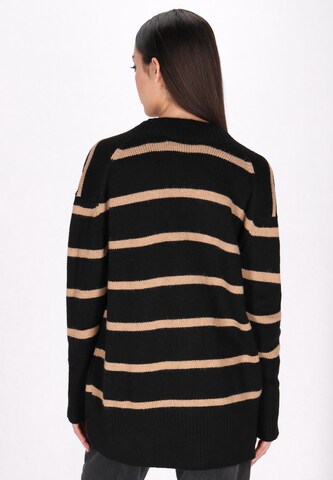 myMo ROCKS Knit Cardigan in Black