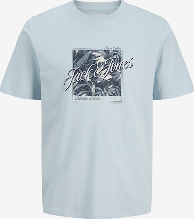 Marškinėliai 'JJHONOLULU' iš JACK & JONES, spalva – mėlyna dūmų spalva / dangaus žydra / balta, Prekių apžvalga