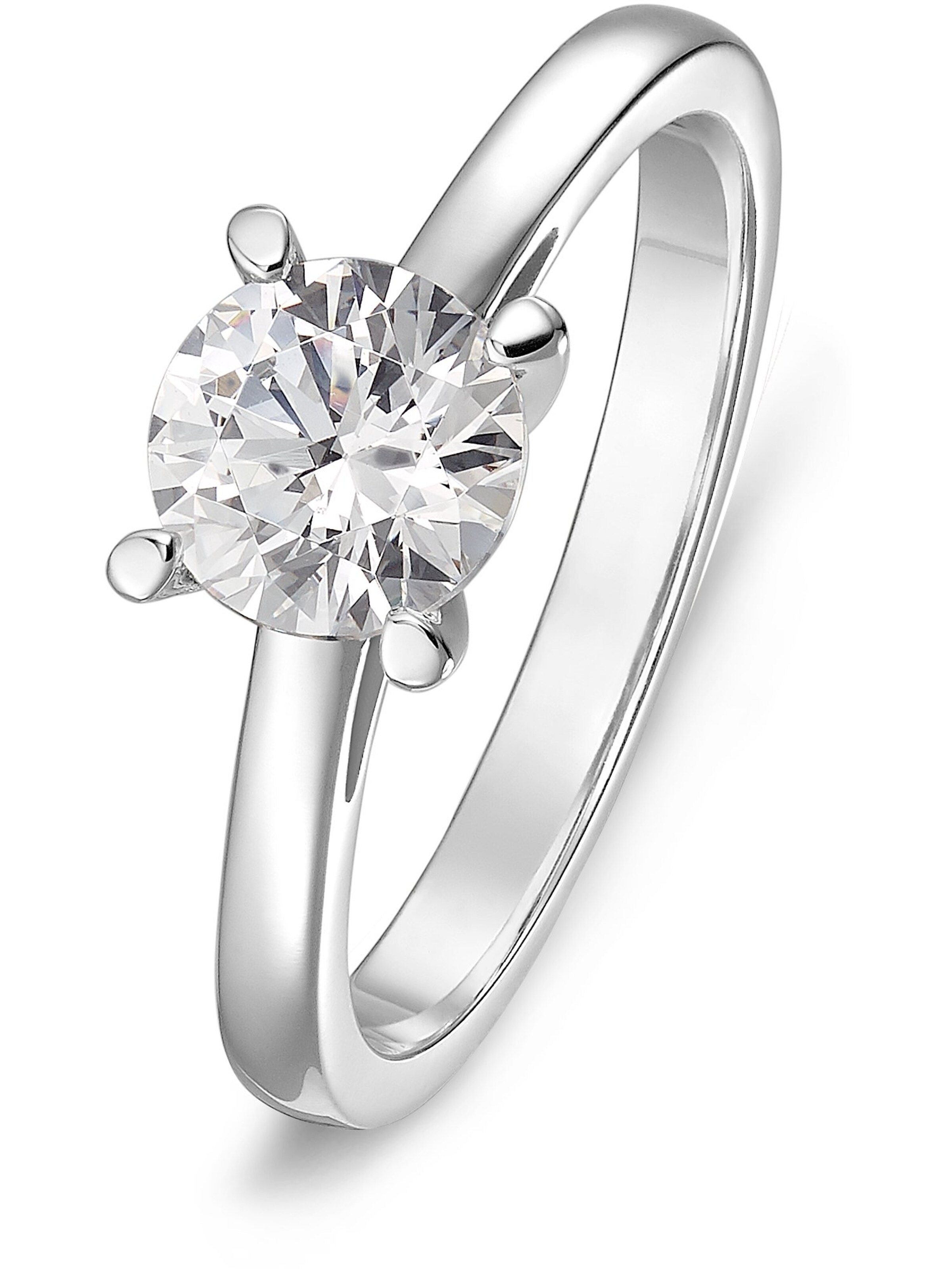 CHRIST Ring in Silber: Vorderseite