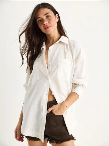 Camicia da donna di Bianco Lucci in beige