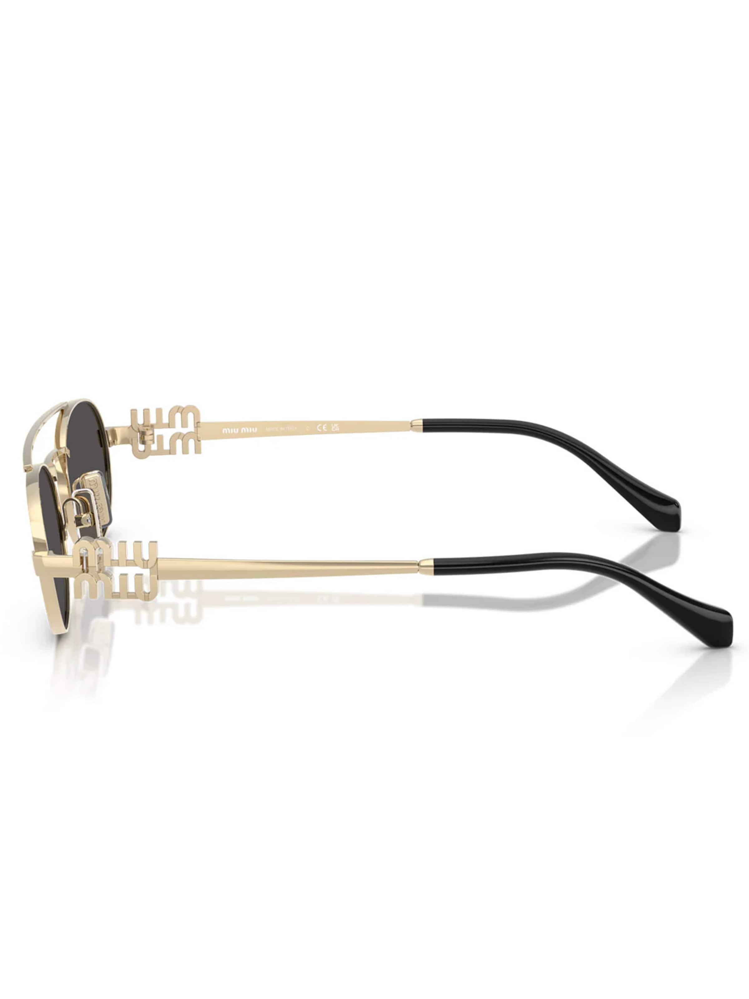 Lunettes de soleil 'MU54ZS ZVN08Z' Miu Miu en or