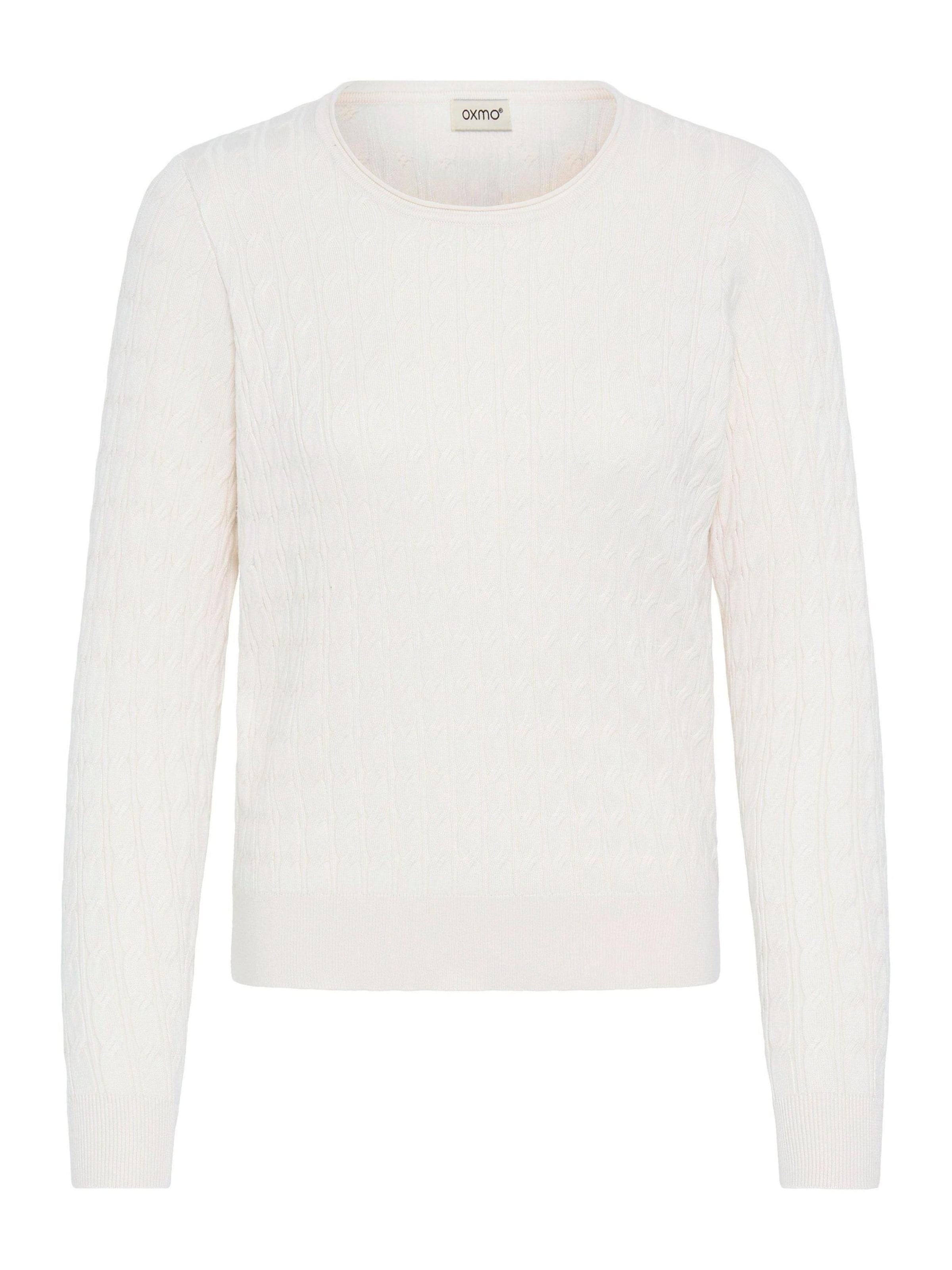 Oxmo - Pullover 'OXISISSE' em branco: frente