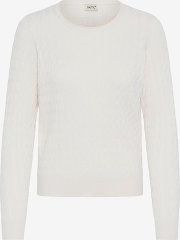 Pullover 'OXISISSE' di Oxmo in bianco: frontale