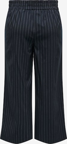 ONLY Wide leg Pleat-front trousers 'DAMIE' in Blue