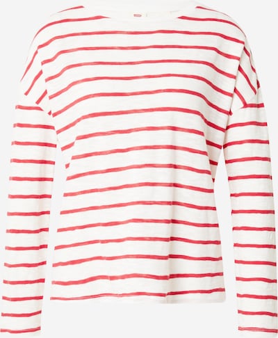 LEVI'S ® Shirt 'Margot Long Sleeve' in rot / weiß, Produktansicht