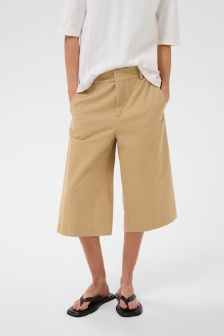 InWear Wide leg Trousers 'IWDiaz ' in Brown