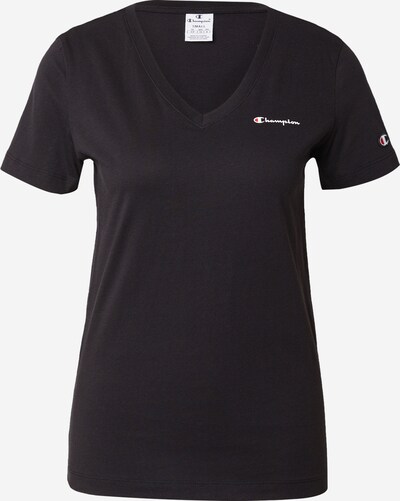 Champion Authentic Athletic Apparel Μπλουζάκι σε μαύρο / λευκό, Άποψη προϊόντος