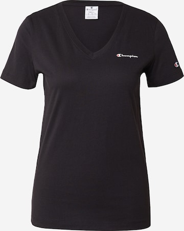 Champion Authentic Athletic Apparel T-Shirt in Schwarz: predná strana