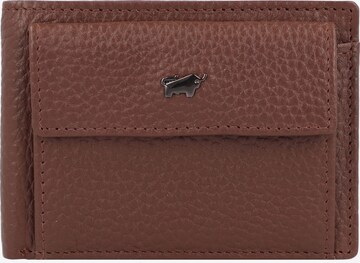 Braun Büffel Wallet 'Theo' in Brown: front