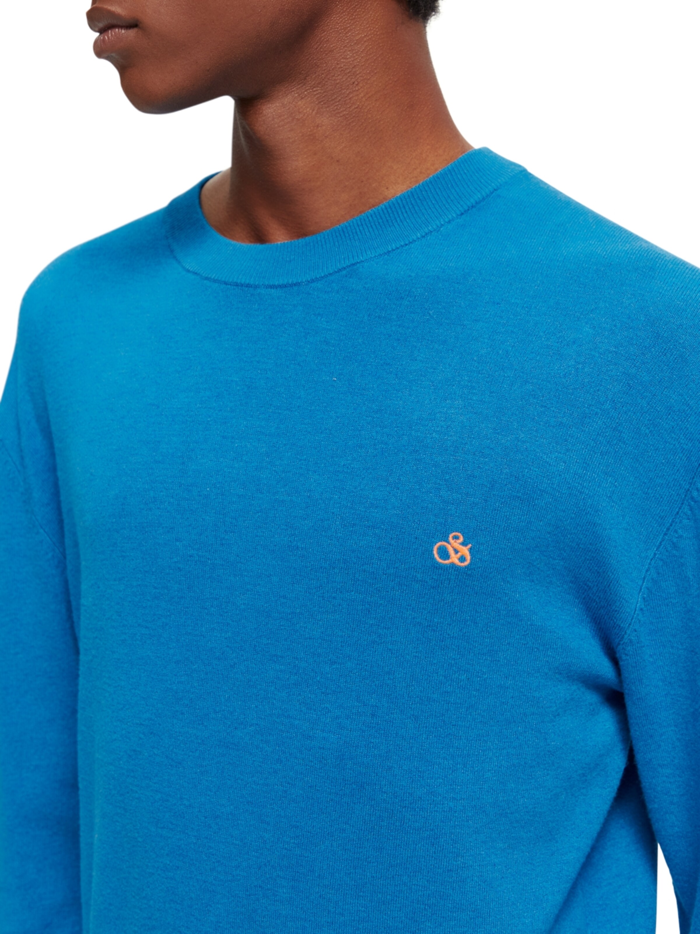 SCOTCH & SODA Pullover 'Essentials' in Blau