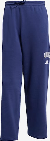 ADIDAS SPORTSWEAR Loosefit Sporthose 'Collegiate' in Blau: Vorderseite