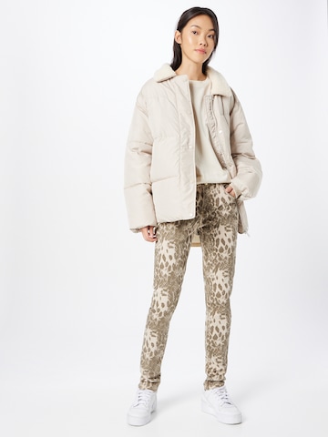 Coupe slim Pantalon MOS MOSH en beige