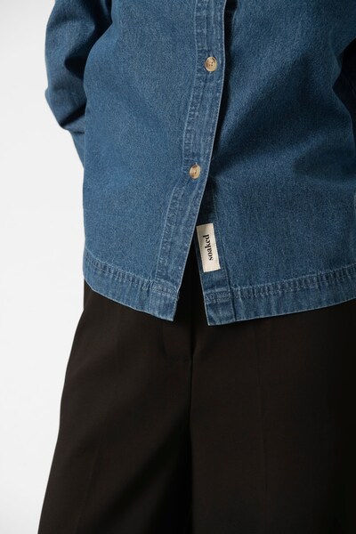 SOAKED IN LUXURY Blouse 'Dielle' in Blue denim, Item view