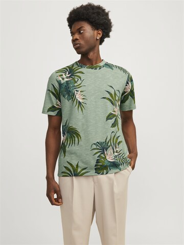JACK & JONES Bluser & t-shirts 'JJPalma' i grøn: forside