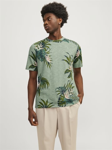 JACK & JONES Bluser & t-shirts 'Palma' i grøn: forside