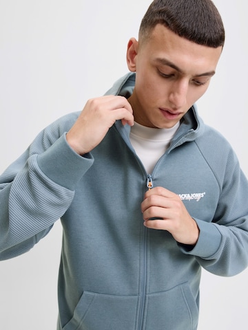 JACK & JONES Кофта на молнии 'JJTHATCHER' в Синий