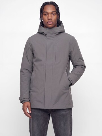 Parka mi-saison JACK & JONES en gris : devant