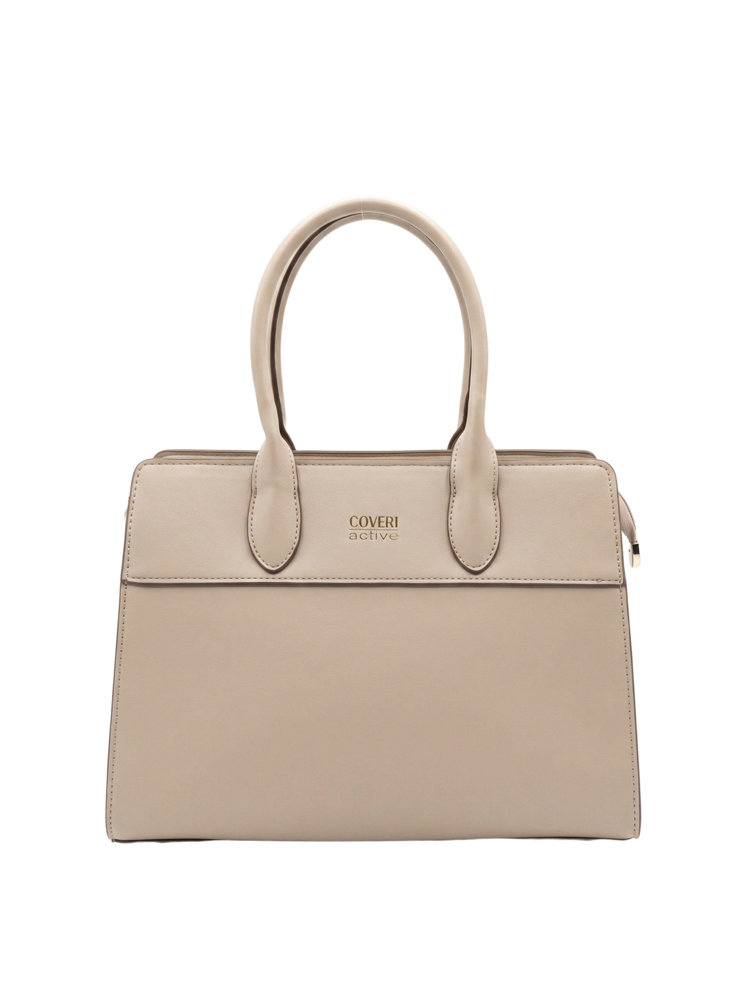 Borsa a mano di Coveri in beige: frontale
