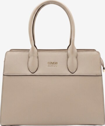 Borsa a mano di Coveri in beige: frontale