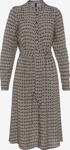 HECHTER PARIS Evening Dress in Grey: front