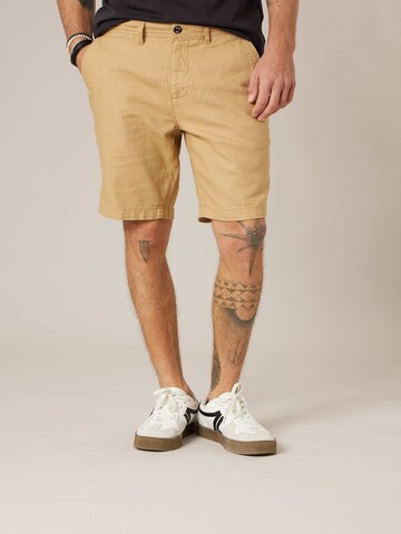 Deeluxe Regular Broek 'Midori' in Beige: voorkant