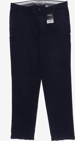 LACOSTE Pants in 34 in Blue: front