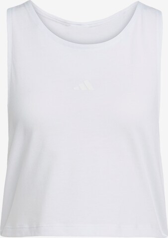 ADIDAS PERFORMANCE Sporttop 'Essentials' in Wit: voorkant