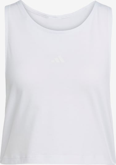 ADIDAS PERFORMANCE Sporttop 'Essentials' in weiß, Produktansicht