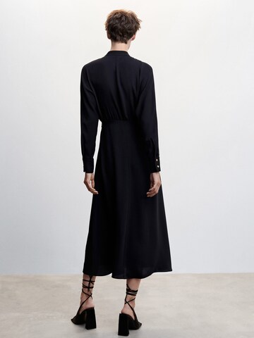 MANGO Košilové šaty 'Floren' – černá