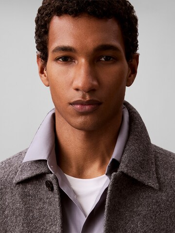 Calvin Klein Slim fit Button Up Shirt in Grey