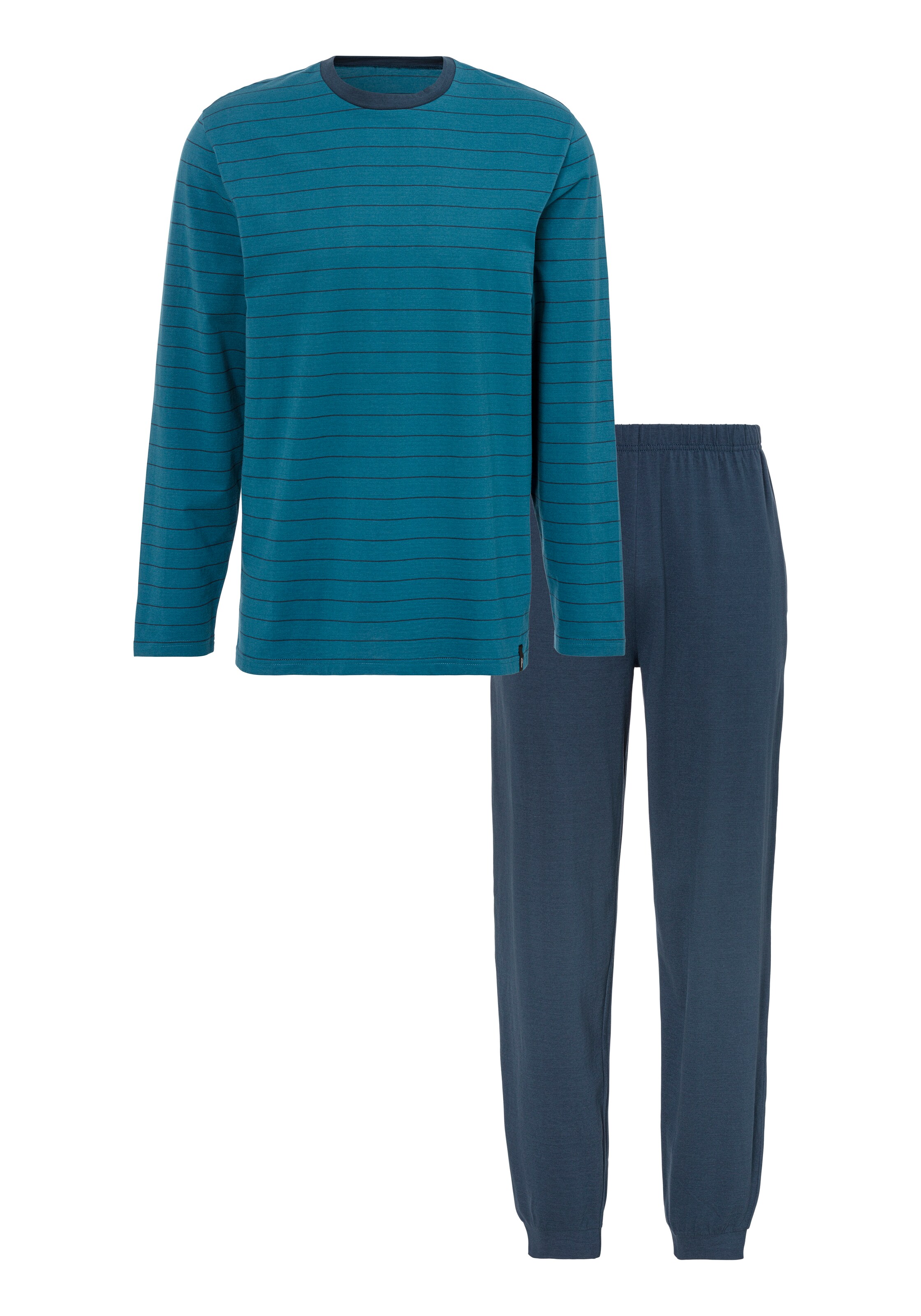 s.Oliver Pajamas long in Blue: front