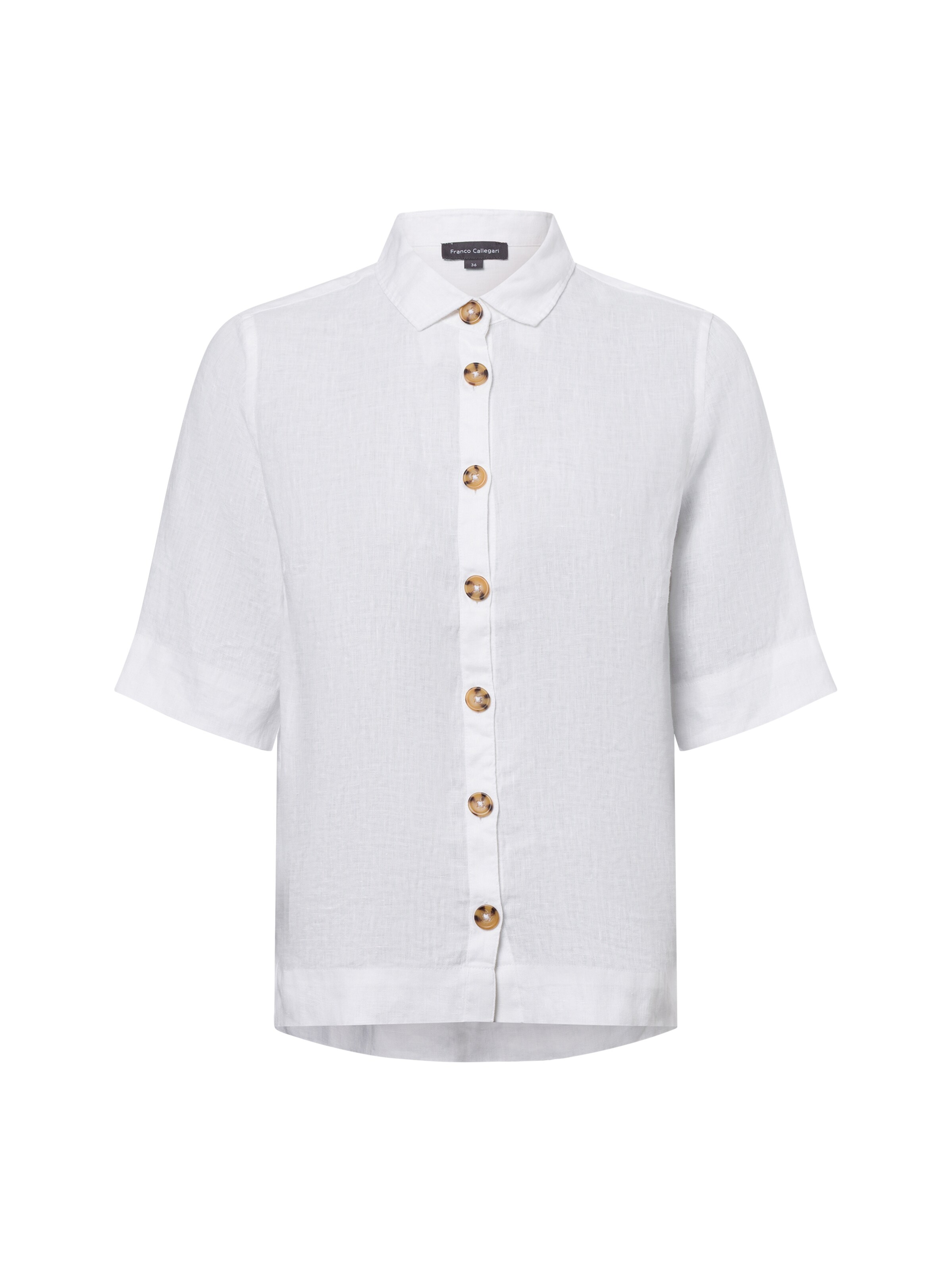 Franco Callegari Bluse in Weiß: Vorderseite