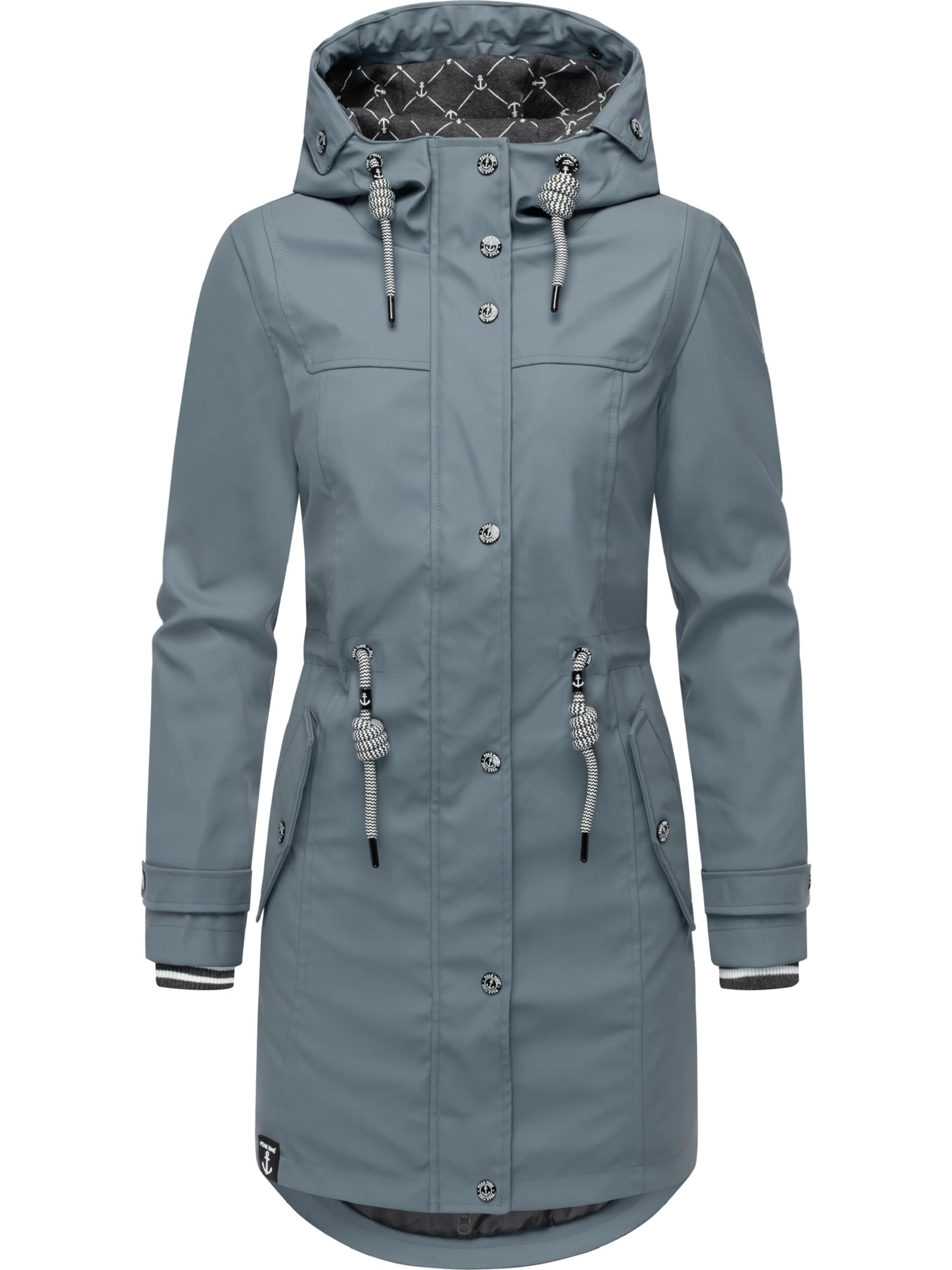 Peak Time Functionele mantel in Blauw: voorkant