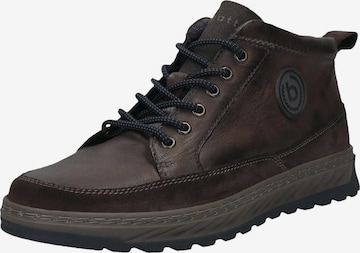 pilka bugatti Auliniai batai su raišteliais: priekis