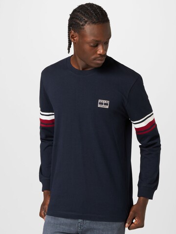 TOMMY HILFIGER T-shirt i blå: framsida